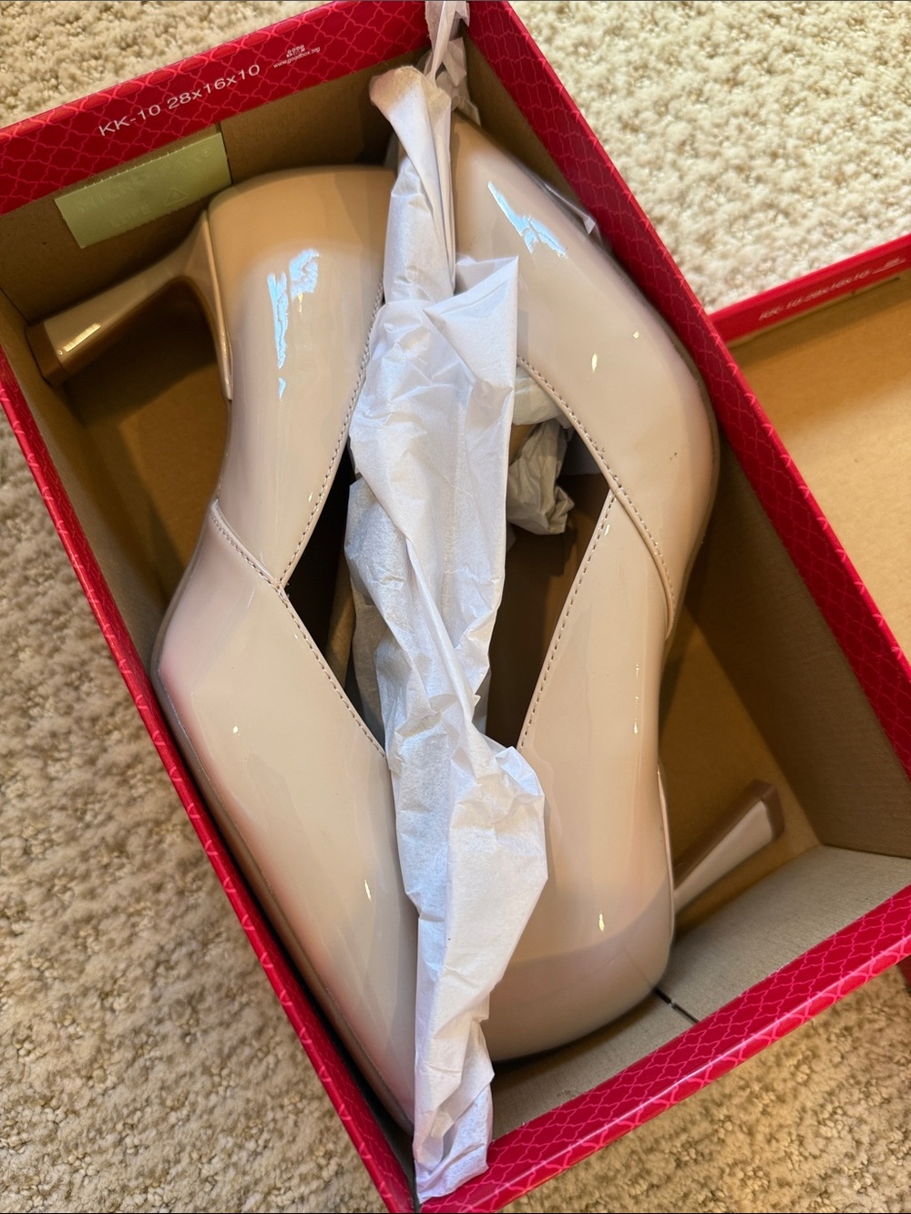 Kelly and Katie Women’s Nude Mid-Heel Pumps